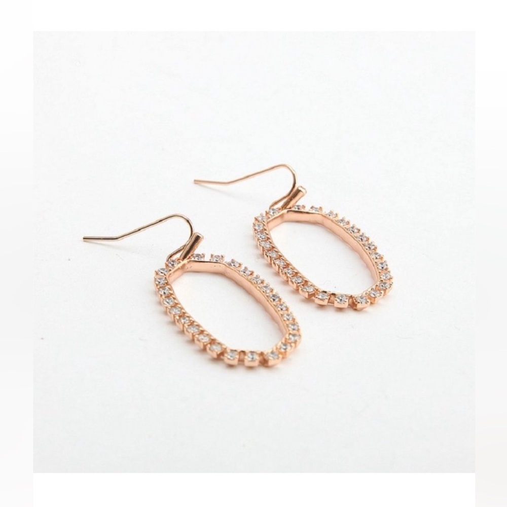 Kendra Scott Elle Open Frame Crystal Drop Earrings💕